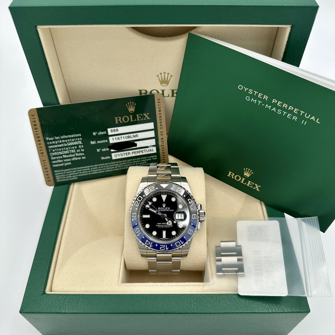 Rolex GMT-Master II Batman view 10