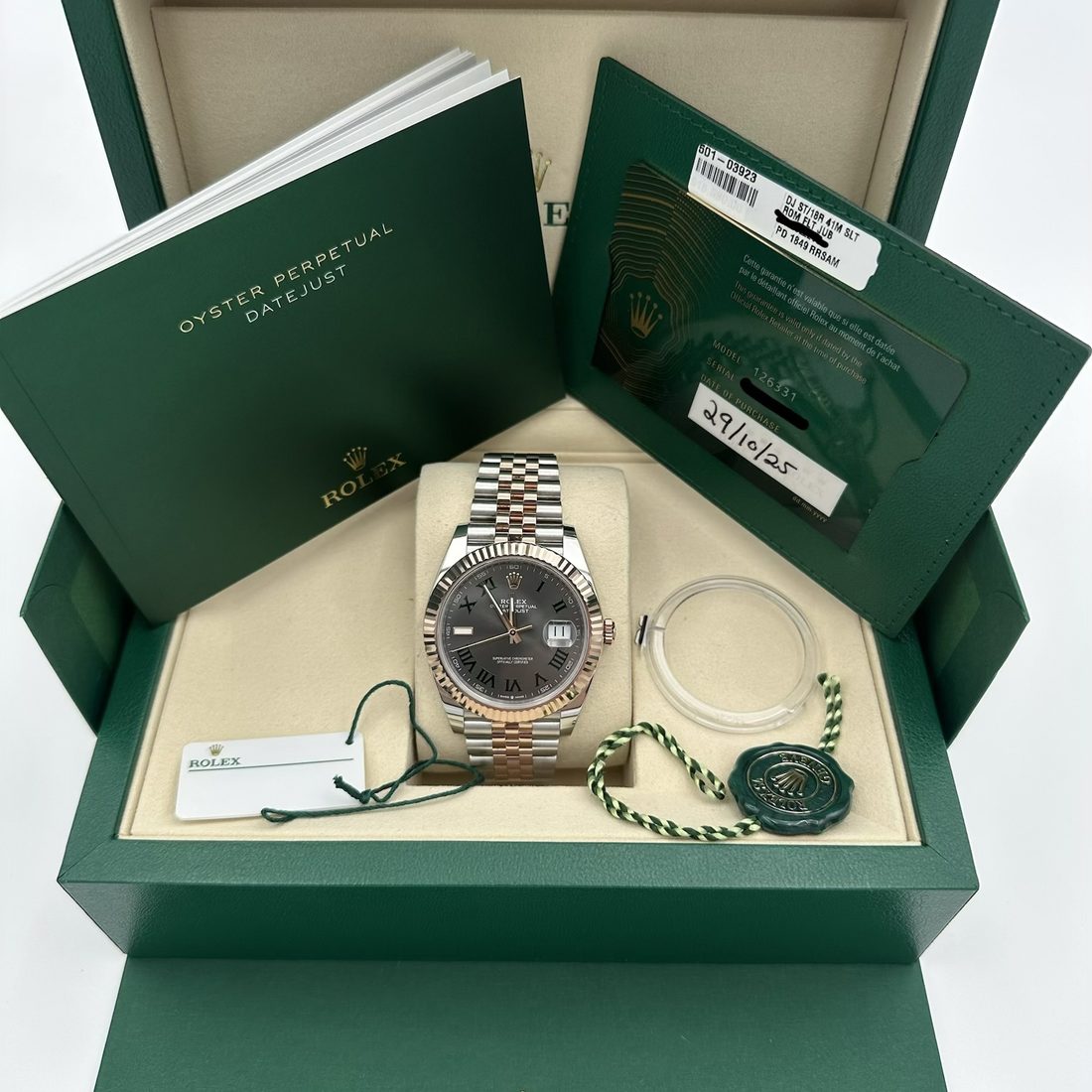 Rolex Datejust 41 &ldquo;Wimbledon&rdquo; view 8