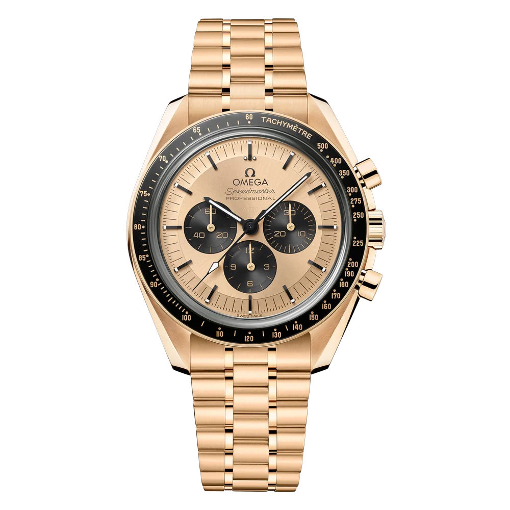 Omega Speedmaster Moonwatch Sedna Gold