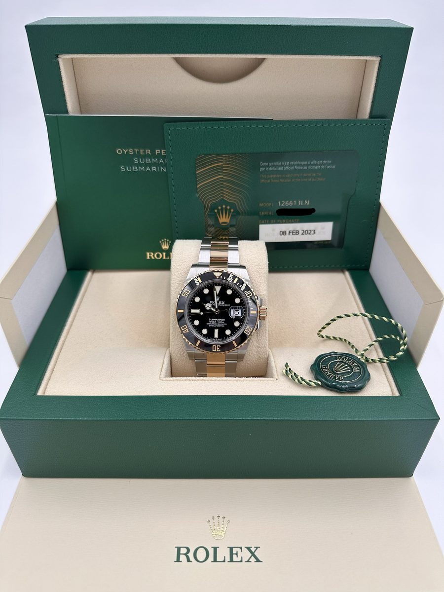 Rolex Submariner Date Two-Tone, sold by Big Sky Timepieces